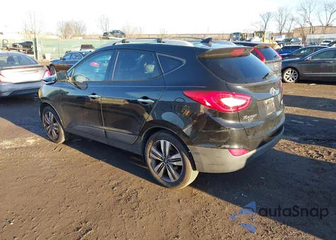 2015 Hyundai Tucson Limited from USA, damaged, VIN KM8JUCAGXFU066719